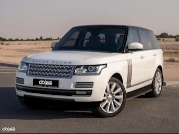 Land Rover  Range Rover  Vogue SE Super charged  2015  Automatic  88,000 Km  8 Cylinder  Four Wheel Drive (4WD)  SUV  White