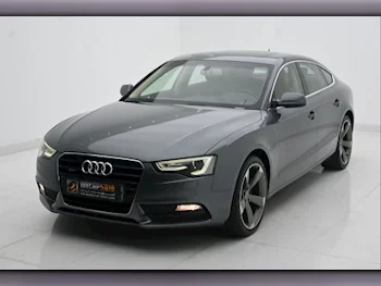 Audi  A5  50 TFSI  2015  Automatic  77,000 Km  6 Cylinder  All Wheel Drive (AWD)  Sedan  Gray