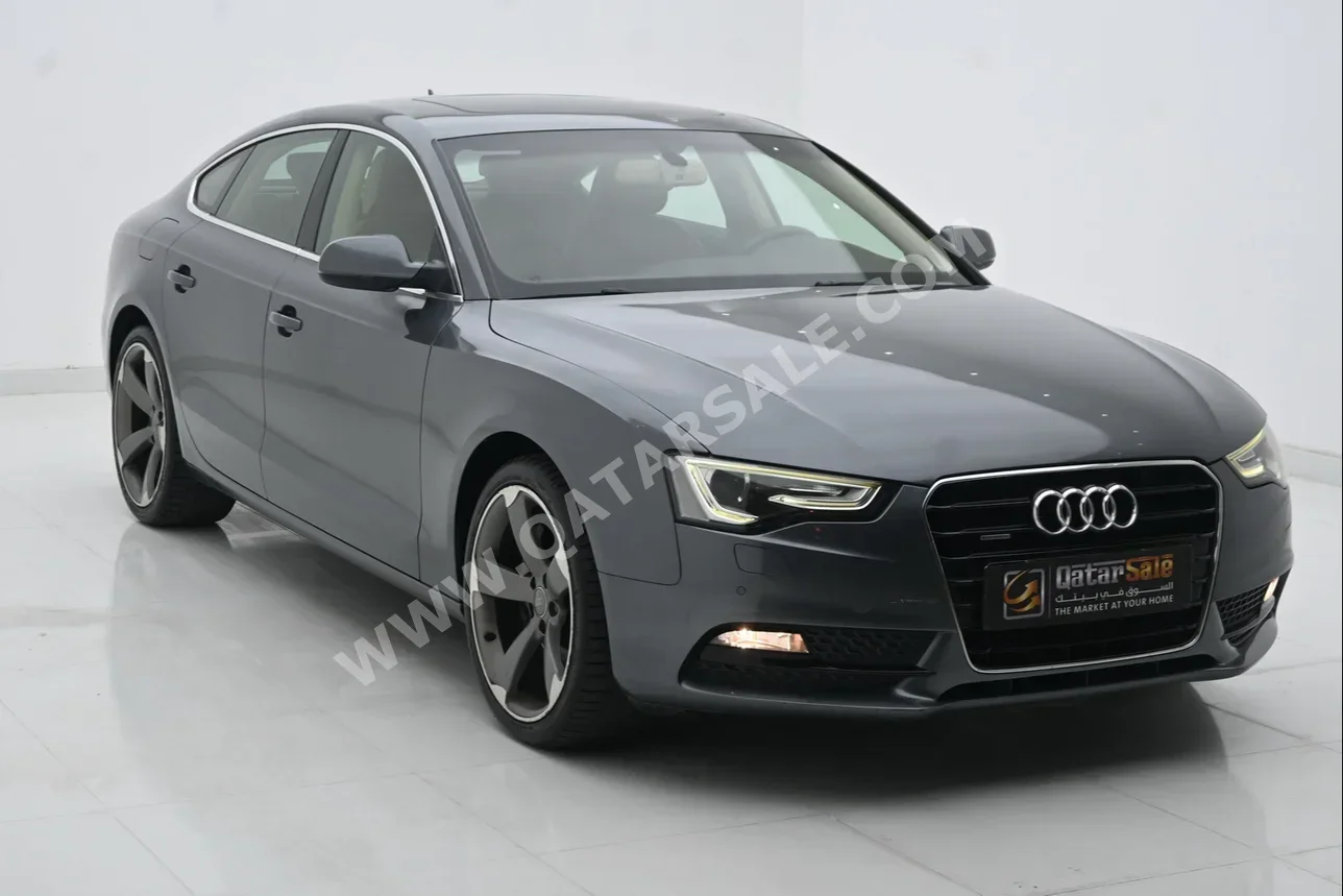  Audi  A5  50 TFSI  2015  Automatic  77,000 Km  6 Cylinder  All Wheel Drive (AWD)  Sedan  Gray  With Warranty