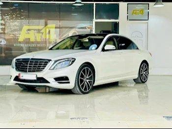 Mercedes-Benz  S-Class  500  2014  Automatic  39,000 Km  8 Cylinder  Rear Wheel Drive (RWD)  Sedan  White