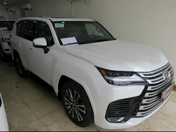  Lexus  LX  600 Luxury  2024  Automatic  0 Km  6 Cylinder  Four Wheel Drive (4WD)  SUV  White  With Warranty