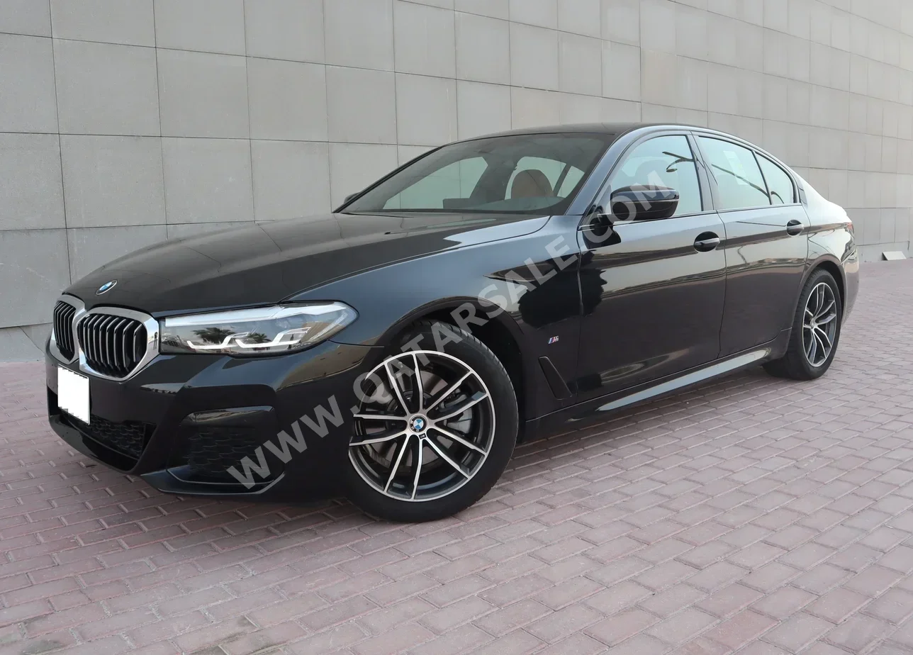 BMW  5-Series  520i M  2023  Automatic  13,000 Km  4 Cylinder  Front Wheel Drive (FWD)  Sedan  Black  With Warranty