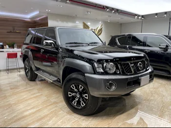 Nissan  Patrol  Super Safari  2023  Manual  4,500 Km  6 Cylinder  Four Wheel Drive (4WD)  SUV  Black  With Warranty