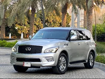 Infiniti  QX  80  2017  Automatic  82,000 Km  8 Cylinder  All Wheel Drive (AWD)  SUV  Silver