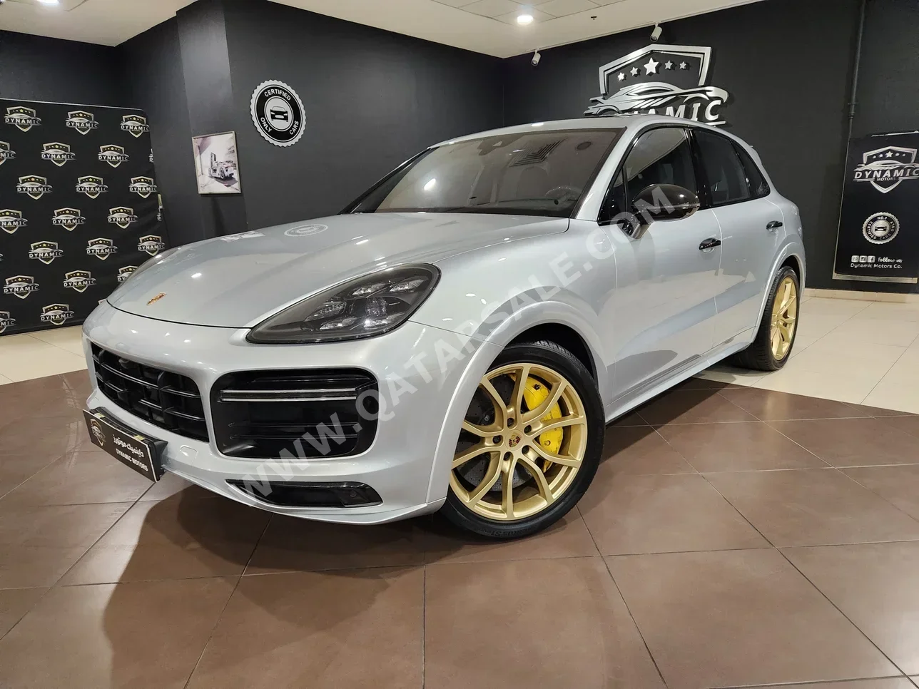 Porsche  Cayenne  Turbo  2019  Automatic  140,000 Km  8 Cylinder  Four Wheel Drive (4WD)  SUV  Silver  With Warranty