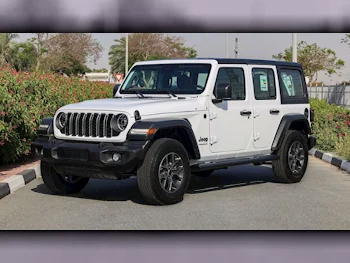 Jeep  Wrangler  Sport Plus  2024  Automatic  0 Km  4 Cylinder  Four Wheel Drive (4WD)  SUV  White  With Warranty