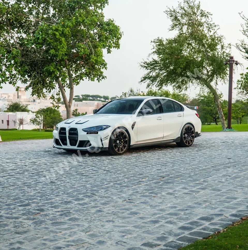 BMW  M-Series  3 Competition  2022  Automatic  42,000 Km  6 Cylinder  Rear Wheel Drive (RWD)  Sedan  White  With Warranty