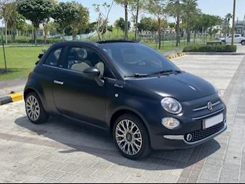 Fiat  500  4 Cylinder  Convertible  Black  2023