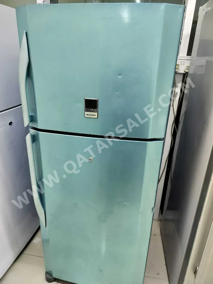 SHARP  Bottom Freezer Refrigerator  Blue