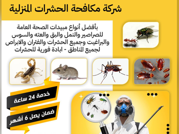 مكافحة الحشرات