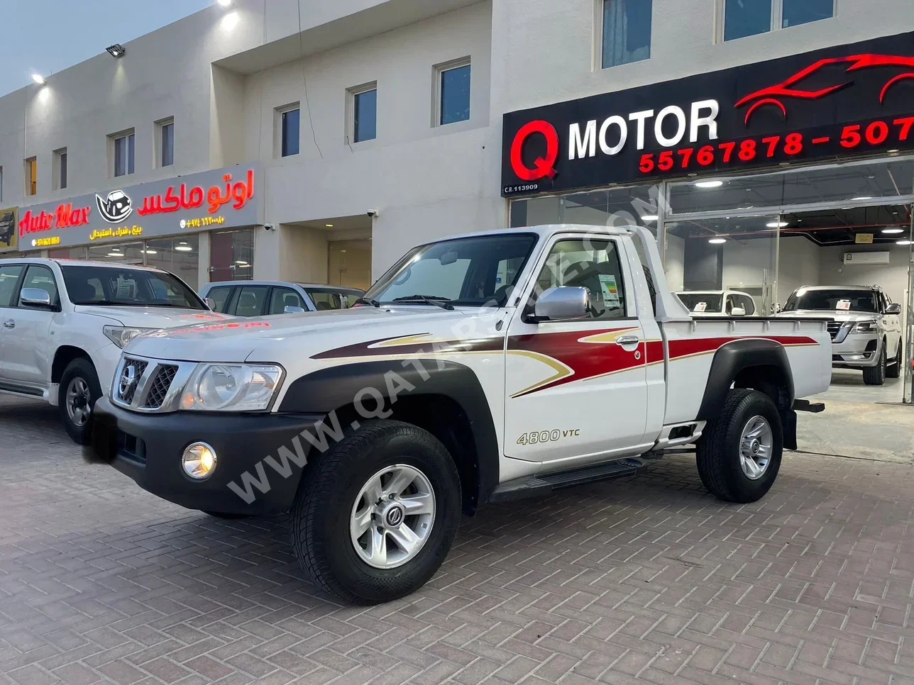 Nissan  Patrol  Pickup  2018  Manual  237,000 Km  6 Cylinder  Four Wheel Drive (4WD)  Pick Up  White