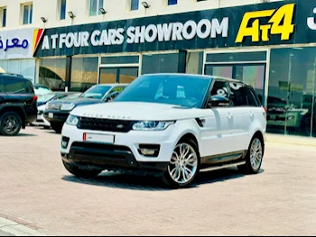 Land Rover  Range Rover  Sport Super charged  2014  Automatic  79,000 Km  8 Cylinder  Four Wheel Drive (4WD)  SUV  White