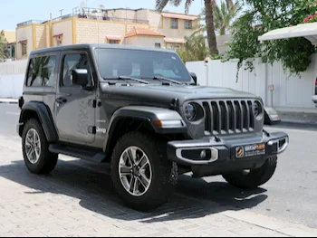 Jeep  Wrangler  Sahara  2021  Automatic  26,900 Km  6 Cylinder  Four Wheel Drive (4WD)  SUV  Gray  With Warranty