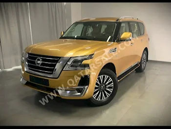 Nissan  Patrol  LE Titanium  2021  Automatic  0 Km  8 Cylinder  Four Wheel Drive (4WD)  SUV  Yellow  With Warranty