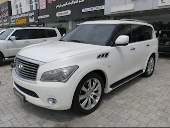  Infiniti  QX  80  2014  Automatic  203,000 Km  8 Cylinder  Four Wheel Drive (4WD)  SUV  White  With Warranty