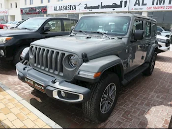 Jeep  Wrangler  Sahara  2023  Automatic  0 Km  6 Cylinder  Four Wheel Drive (4WD)  SUV  Gray  With Warranty