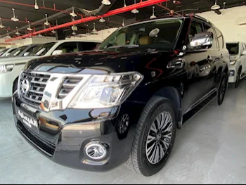 Nissan  Patrol  Platinum  2018  Automatic  58,000 Km  6 Cylinder  Four Wheel Drive (4WD)  SUV  Black