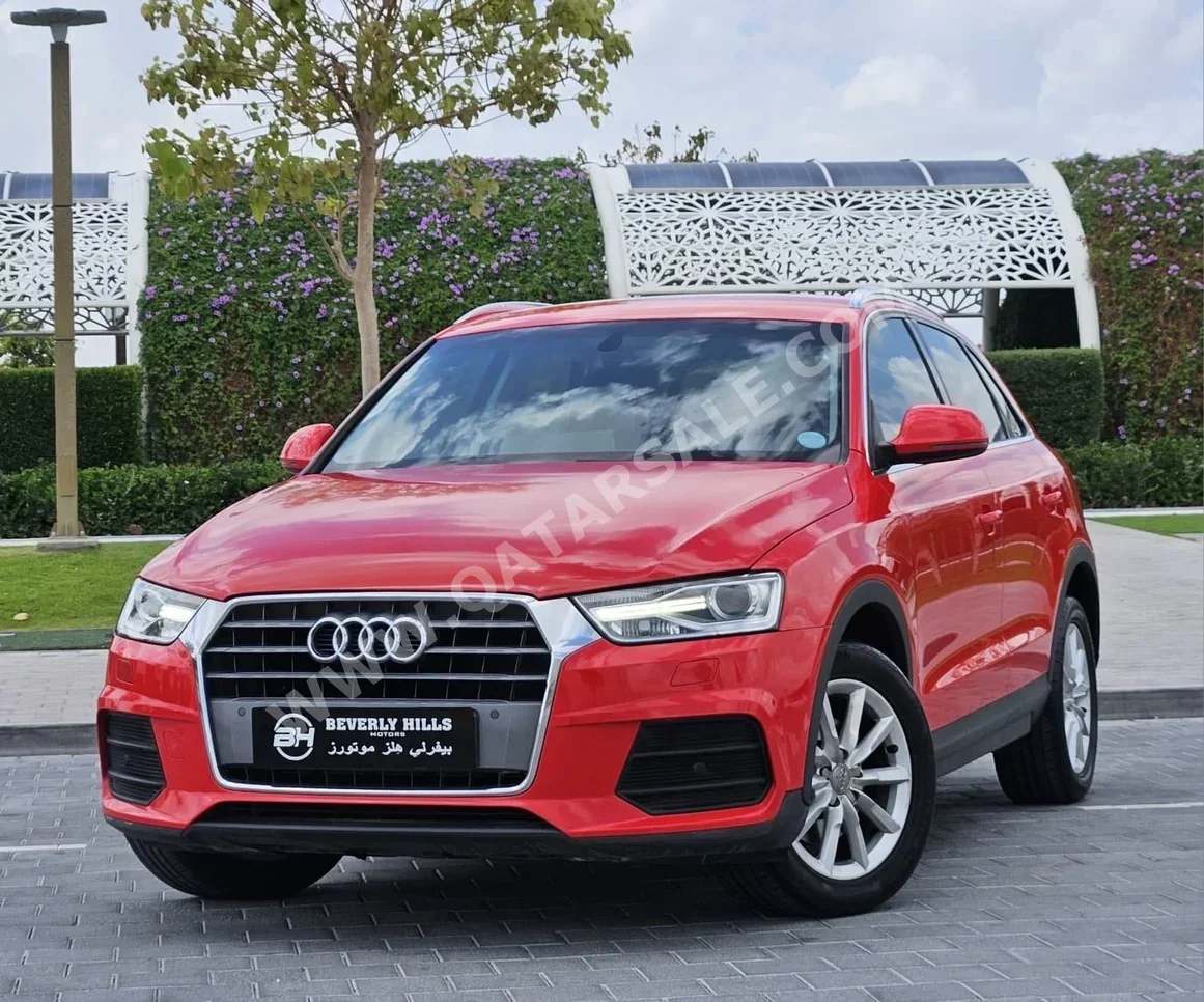 Audi  Q3  3.0 TFSI  2018  Automatic  61,800 Km  4 Cylinder  Front Wheel Drive (FWD)  SUV  Red