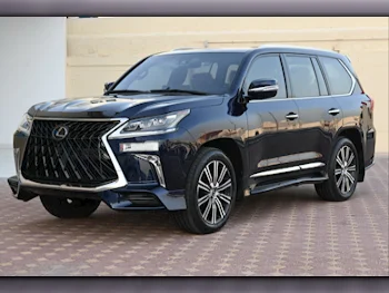 Lexus  LX  570 S Black Edition  2018  Automatic  119,000 Km  8 Cylinder  Four Wheel Drive (4WD)  SUV  Dark Blue