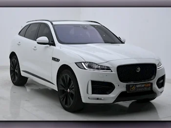 Jaguar  F-Pace  R Sport  2018  Automatic  81,000 Km  6 Cylinder  Four Wheel Drive (4WD)  SUV  White  With Warranty