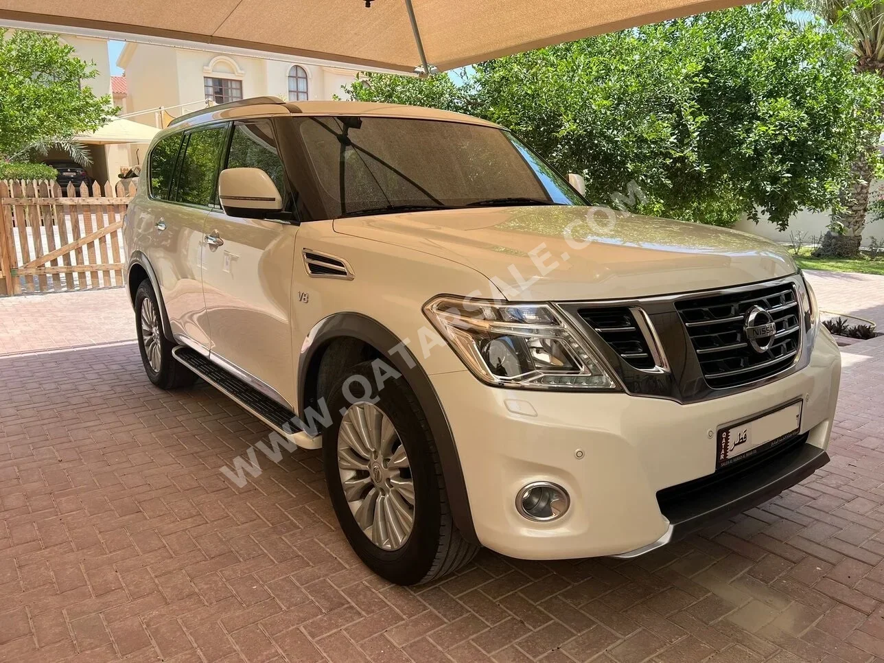 Nissan  Patrol  Titanium  2018  Automatic  53,000 Km  8 Cylinder  Four Wheel Drive (4WD)  SUV  White  With Warranty