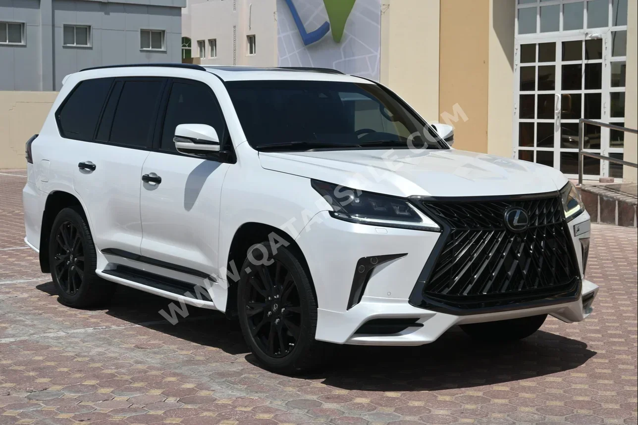  Lexus  LX  570 S Black Edition  2020  Automatic  70,000 Km  8 Cylinder  Four Wheel Drive (4WD)  SUV  Pearl  With Warranty