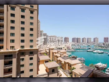 1 Bedrooms  Apartment  For Rent  in Doha -  The Pearl  Semi Furnished