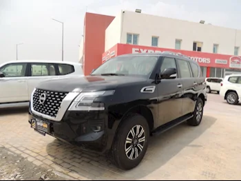 Nissan  Patrol  SE  2024  Automatic  0 Km  6 Cylinder  Four Wheel Drive (4WD)  SUV  Black  With Warranty