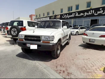 Toyota  Land Cruiser  VXR  1990  Manual  99,000 Km  8 Cylinder  Four Wheel Drive (4WD)  SUV  White