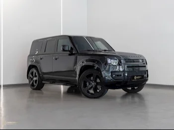 Land Rover  Defender  110 X  2023  Automatic  9,400 Km  8 Cylinder  Four Wheel Drive (4WD)  SUV  Black  With Warranty