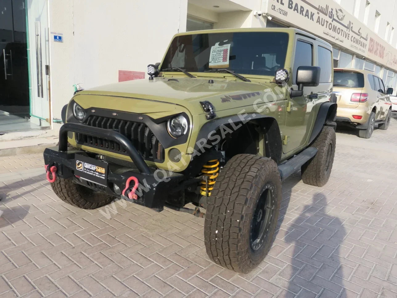 Jeep  Wrangler  Sahara  2013  Automatic  203,000 Km  6 Cylinder  Four Wheel Drive (4WD)  SUV  Green