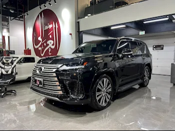  Lexus  LX  600 Luxury  2023  Automatic  43,000 Km  6 Cylinder  Four Wheel Drive (4WD)  SUV  Black  With Warranty