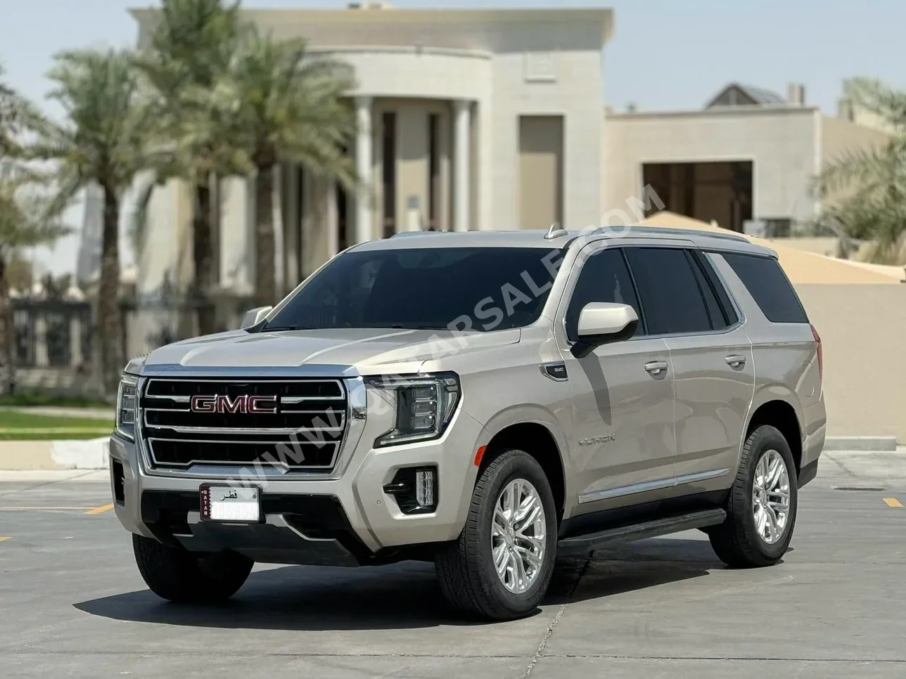 GMC Yukon SLT Beige 2021 For Sale in Qatar