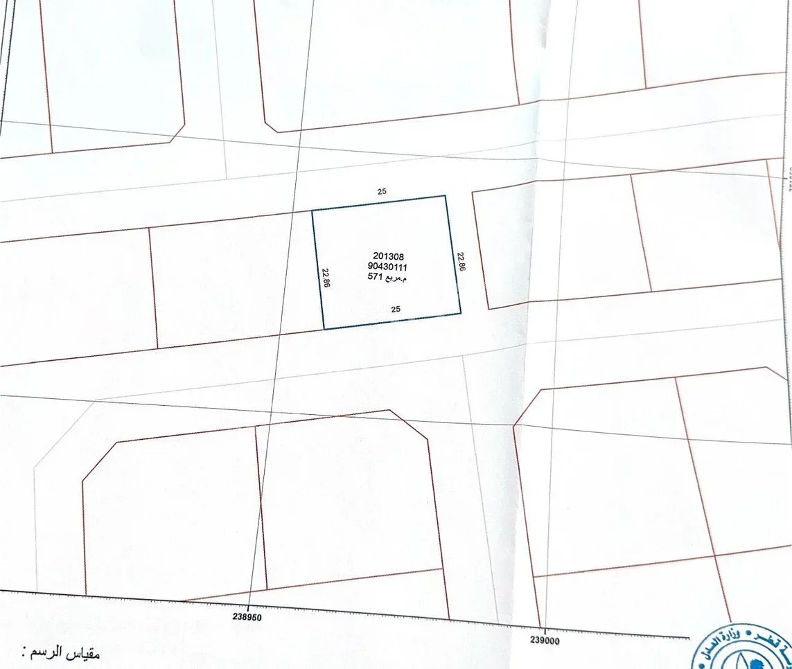 Lands For Sale in Al Wakrah  - Al Wakrah  -Area Size 517 Square Meter