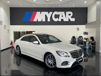 Mercedes-Benz  S-Class  450AMG  2018  Automatic  70,000 Km  6 Cylinder  Rear Wheel Drive (RWD)  Sedan  White