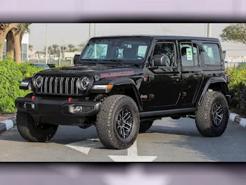 Jeep  Wrangler  Rubicon  2024  Automatic  0 Km  6 Cylinder  Four Wheel Drive (4WD)  SUV  Black  With Warranty