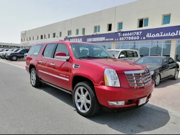 Cadillac  Escalade  2012  Automatic  65,000 Km  8 Cylinder  Four Wheel Drive (4WD)  SUV  Red