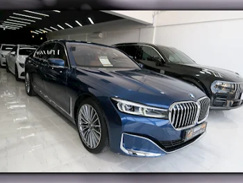 BMW  7-Series  730 Li  2021  Automatic  4,000 Km  4 Cylinder  Rear Wheel Drive (RWD)  Sedan  Blue  With Warranty
