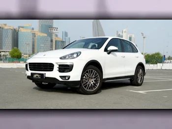 Porsche  Cayenne  S  2015  Automatic  88,000 Km  6 Cylinder  Four Wheel Drive (4WD)  SUV  White  With Warranty