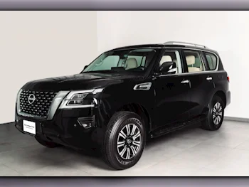 Nissan  Patrol  SE  2024  Automatic  33 Km  6 Cylinder  Four Wheel Drive (4WD)  SUV  Black  With Warranty