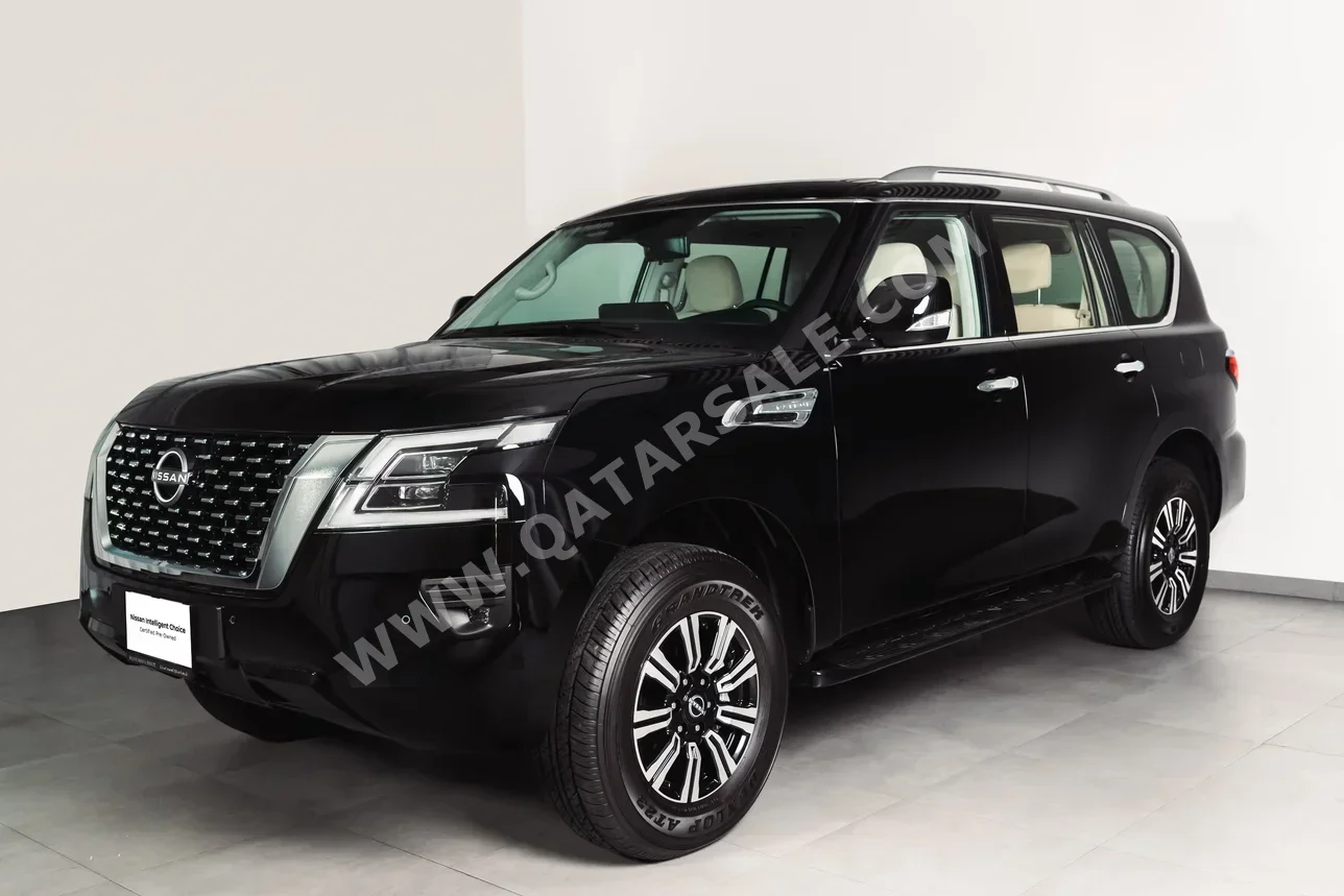 Nissan  Patrol  SE  2024  Automatic  33 Km  6 Cylinder  Four Wheel Drive (4WD)  SUV  Black  With Warranty