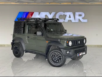 Suzuki  Jimny  2021  Automatic  8٬000 Km  4 Cylinder  Four Wheel Drive (4WD)  SUV  Green  With Warranty