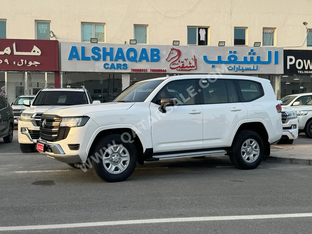 Toyota  Land Cruiser  GX  2023  Automatic  46,000 Km  6 Cylinder  Four Wheel Drive (4WD)  SUV  White  With Warranty