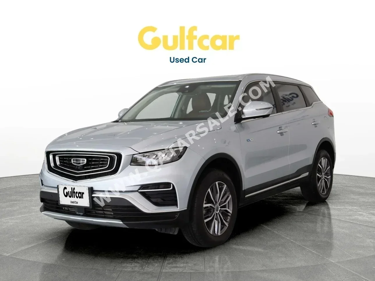 Geely  Azkarra  2023  Automatic  24,575 Km  3 Cylinder  Four Wheel Drive (4WD)  SUV  Silver  With Warranty