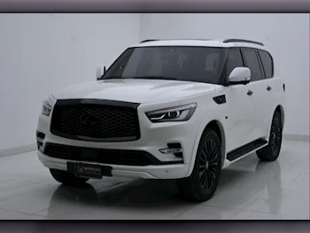  Infiniti  QX  80  2019  Automatic  125,000 Km  8 Cylinder  Four Wheel Drive (4WD)  SUV  White  With Warranty