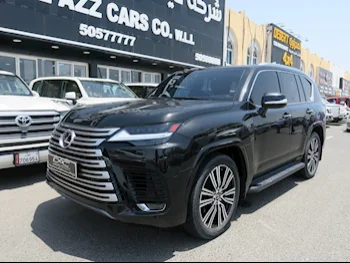 Lexus  LX  600 Luxury  2023  Automatic  40,000 Km  6 Cylinder  Four Wheel Drive (4WD)  SUV  Black  With Warranty