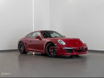 بورش  911  كاريرا جي تي اس  2015  اوتوماتيك  66,700 كم  6 سلندر  دفع خلفي  كوبيه \ سبورت  أحمر