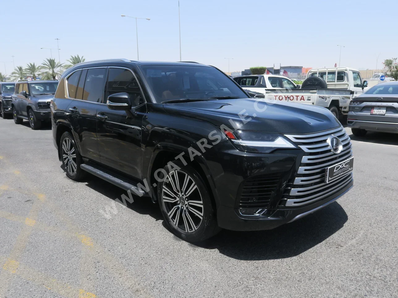 Lexus  LX  600 Luxury  2023  Automatic  40,000 Km  6 Cylinder  Four Wheel Drive (4WD)  SUV  Black  With Warranty