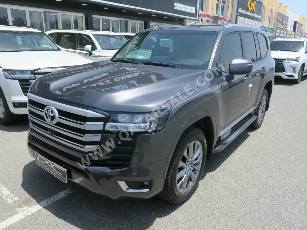 Toyota  Land Cruiser  GXR Twin Turbo  2023  Automatic  3,000 Km  6 Cylinder  Four Wheel Drive (4WD)  SUV  Gray  With Warranty