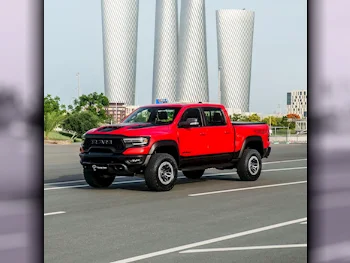 Dodge  Ram  TRX  2021  Automatic  52,000 Km  8 Cylinder  Four Wheel Drive (4WD)  Pick Up  Red  With Warranty